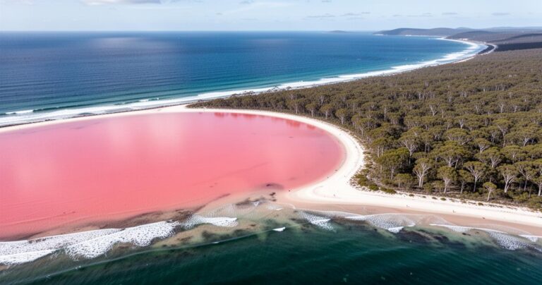 Visite du Lac Hillier en Australie versus les lacs colorés du monde : notre guide comparatif